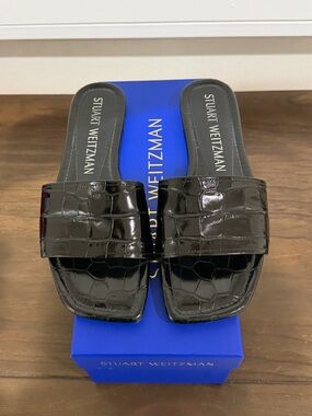 Stuart Weitzman Summer Slides Size 8